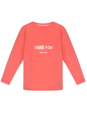 Лонгслів червоний I ___ YOU перед